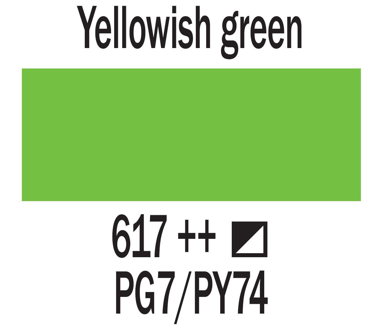 Farba Olejna Art Creation 200 ml kolor 617 Yellowish Green
