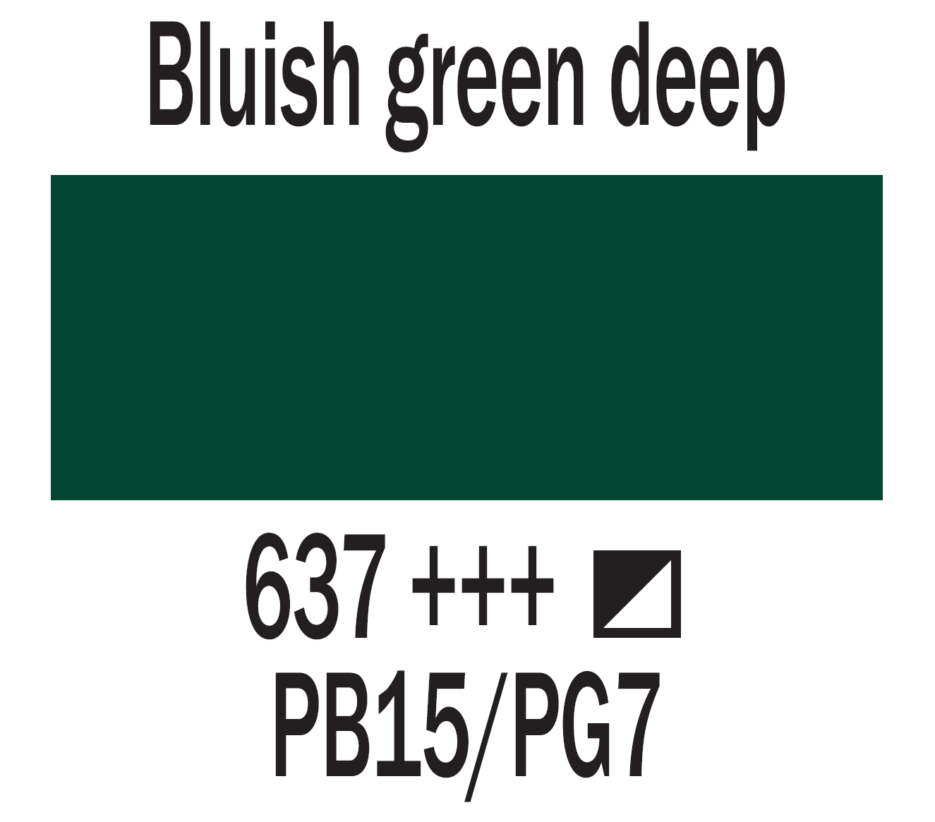 Farba Olejna Art Creation 200 ml kolor 637 Deep Blue Green