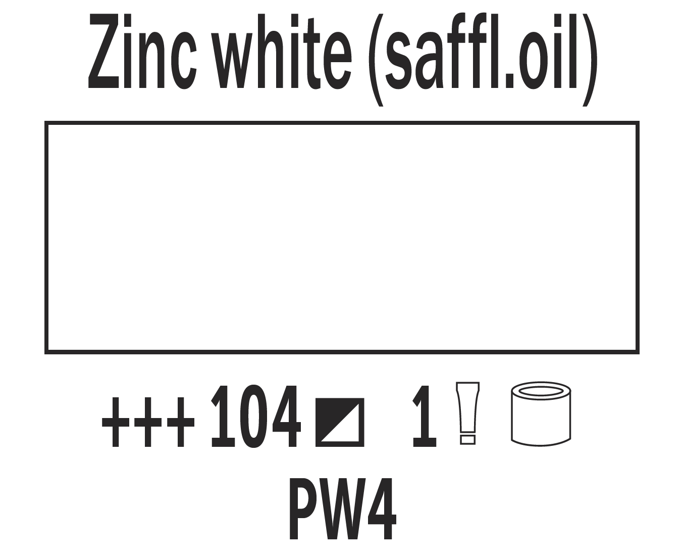 Van Gogh Oil Paint, 200 ml color 105 Zinc White