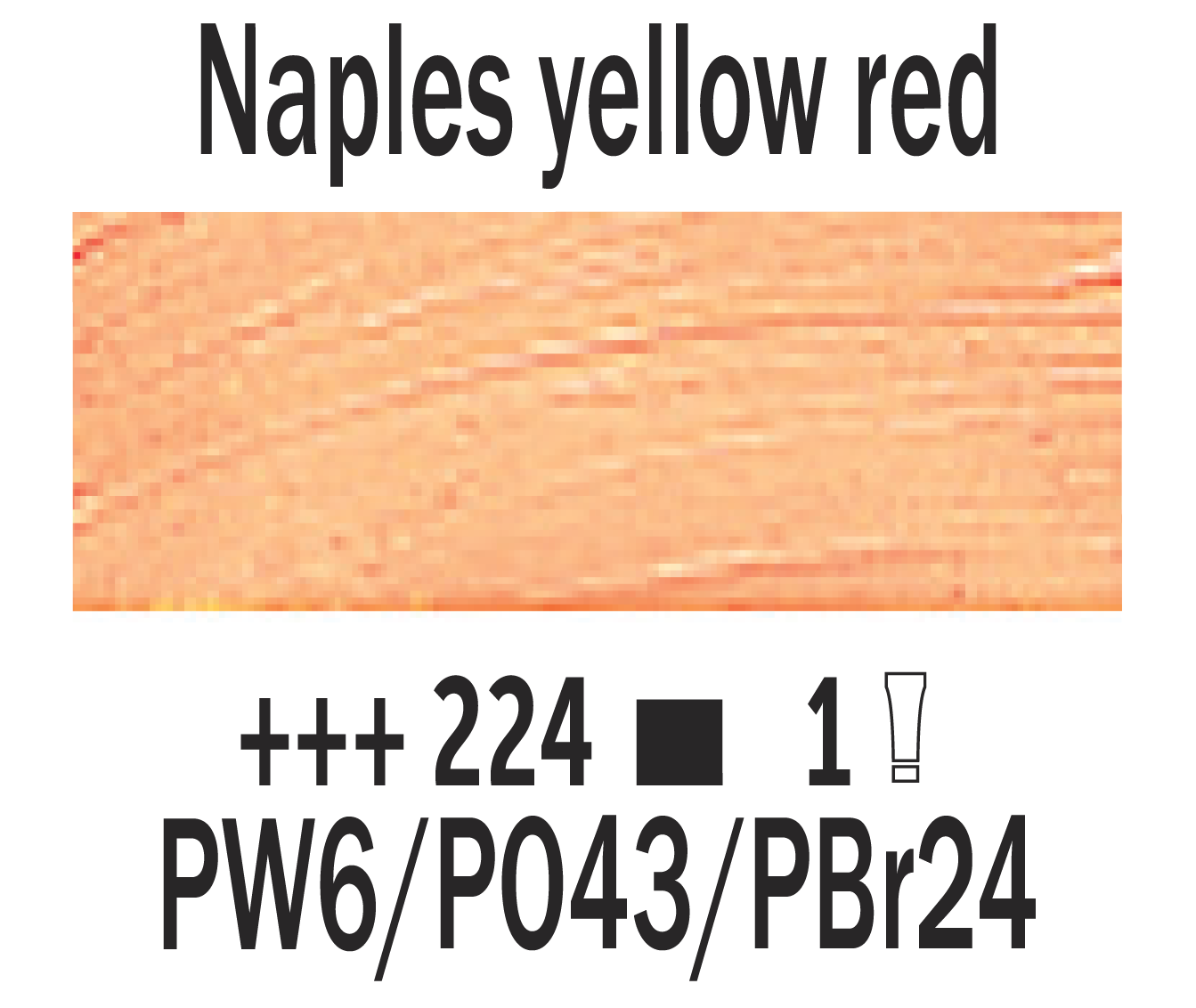 Farba Olejna Van Gogh, 200 ml kolor 224 Naples Yellow Red