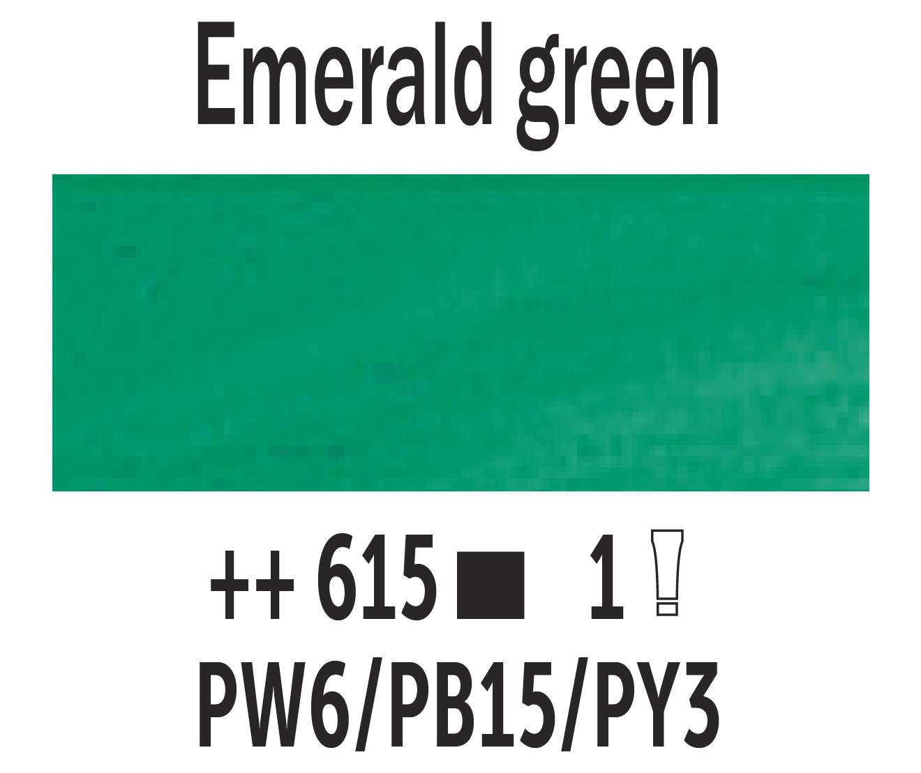 Farba Olejna Van Gogh, 200 ml kolor 615 Emerald Green
